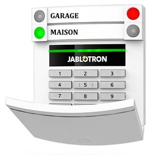 Clavier Jablotron 2 zones